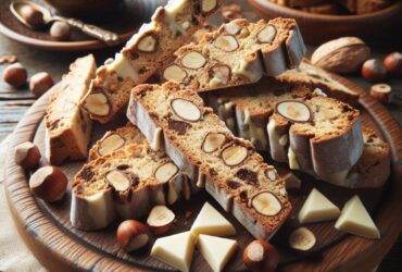 biscotti senza glutine al cioccolato bianco e nocciole per snack gourmet