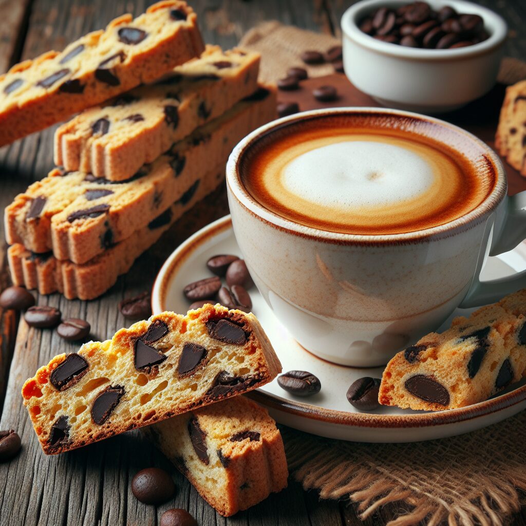 biscotti senza glutine al cioccolato e caffè espresso per energizzare le pause