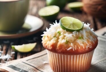 muffin senza glutine al cocco e lime per un tocco esotico al mattino