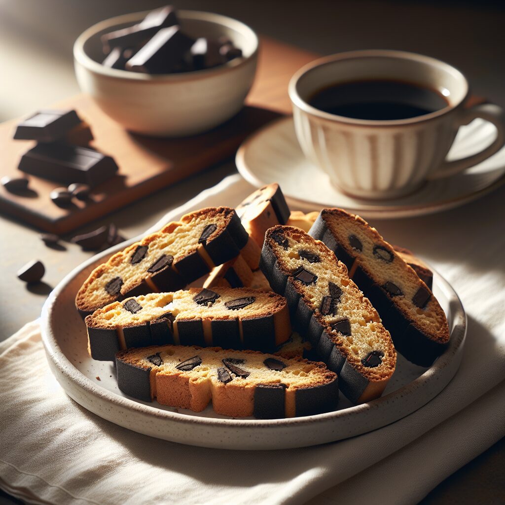 biscotti senza glutine alla vaniglia e cioccolato fondente per snack classici