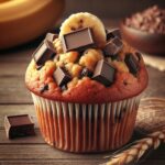 muffin senza glutine alla banana e cioccolato fondente per merende ricche