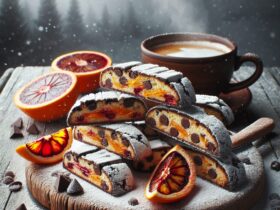 biscotti senza glutine al cioccolato e arancia rossa per uno snack invernale energizzante