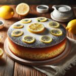 torta senza glutine al limone e semi di papavero per dessert leggeri