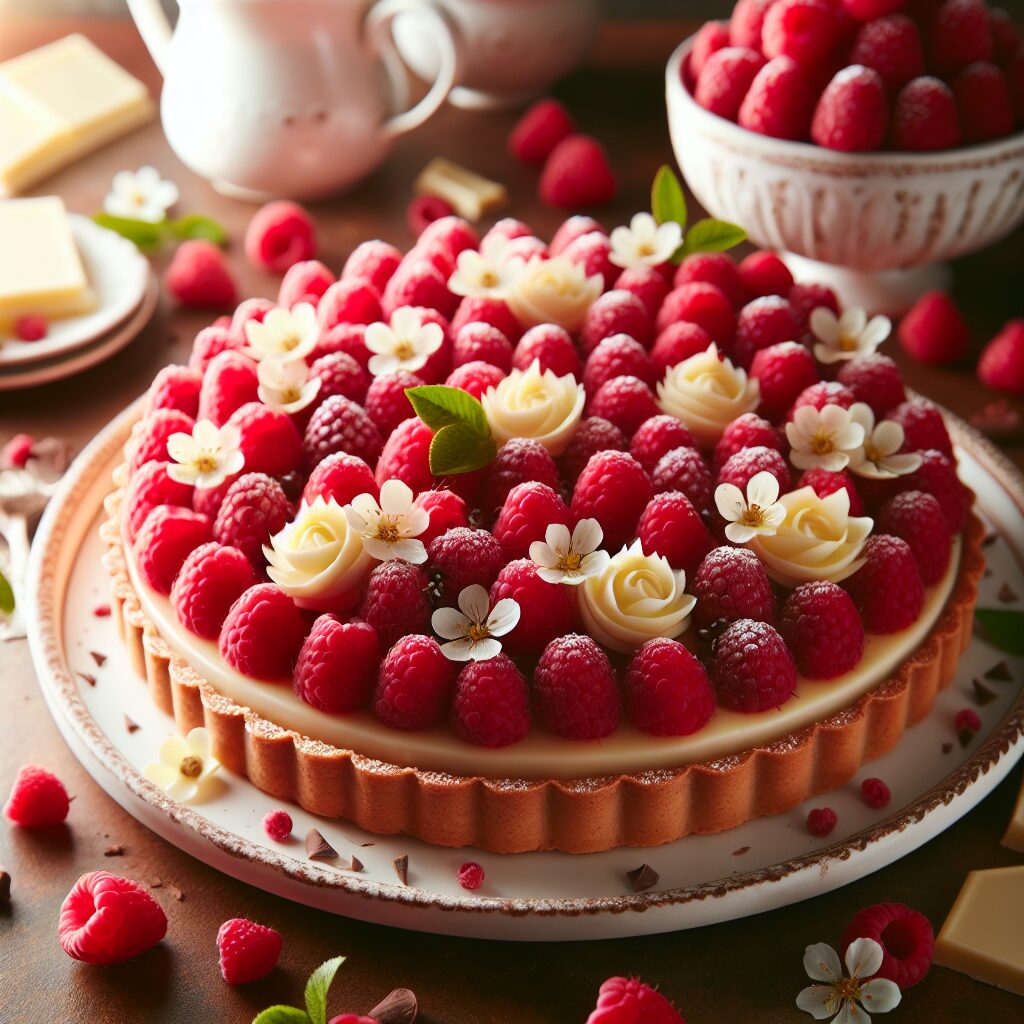 torta senza glutine ai lamponi e cioccolato bianco per un dessert romantico e goloso