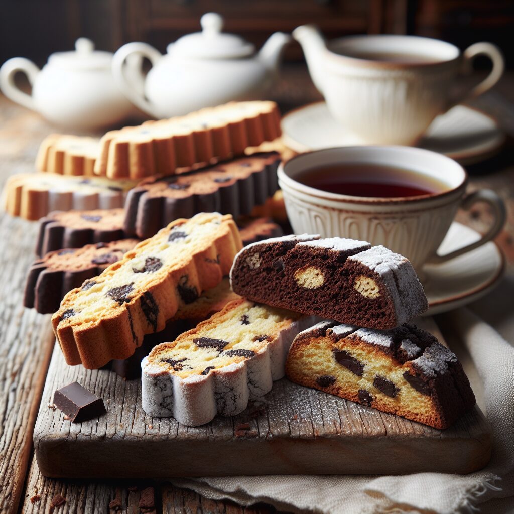 biscotti senza glutine alla vaniglia e cioccolato fondente per snack classici