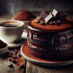 torta senza glutine al cioccolato e caffè per un dessert energizzante e goloso