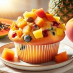 muffin senza glutine ai frutti tropicali per colazioni esotiche