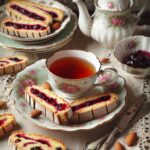 biscotti senza glutine alla farina di mandorle e marmellata per tea time raffinato