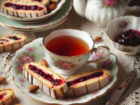 biscotti senza glutine alla farina di mandorle e marmellata per tea time raffinato