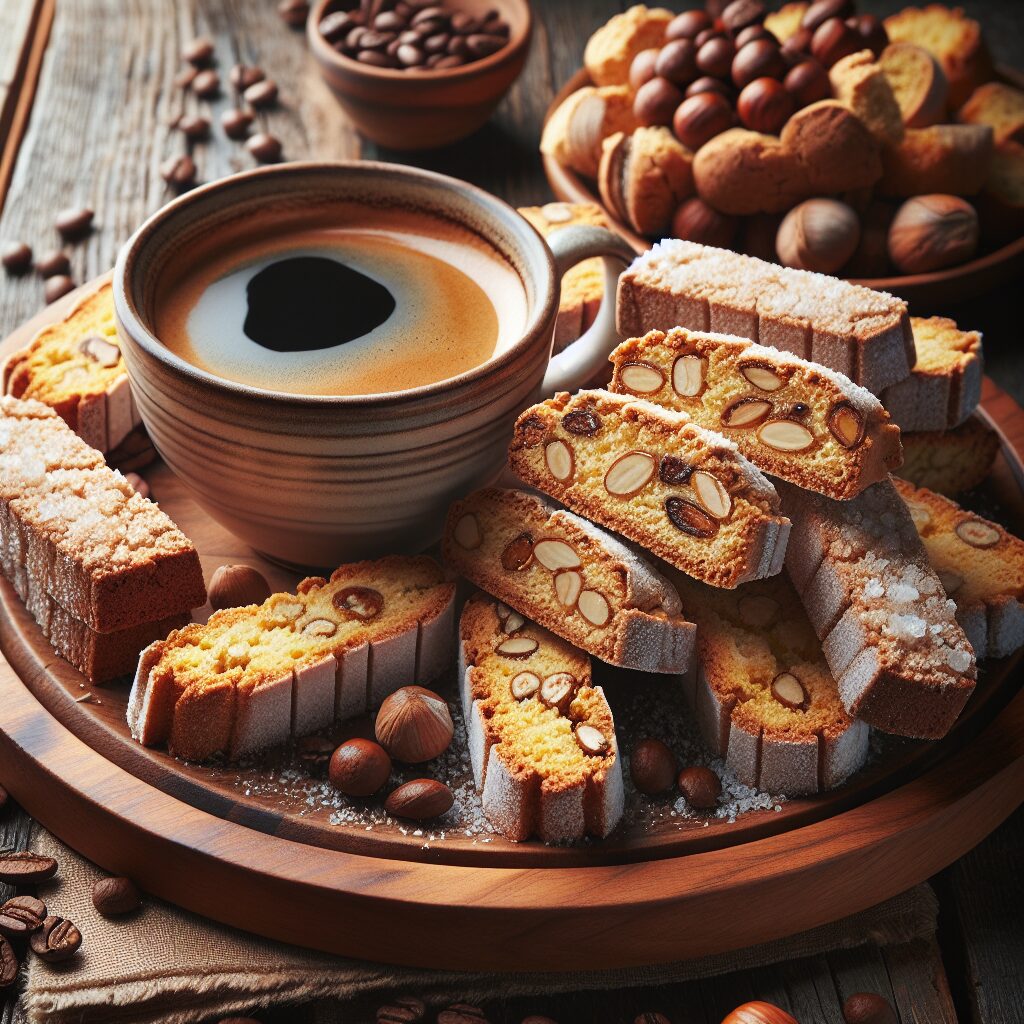 biscotti senza glutine alla nocciola e caffè per merende da caffè