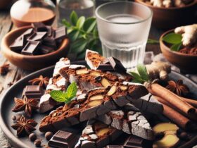 biscotti senza glutine al cioccolato e zenzero per uno snack piccante e dolce