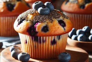 muffin senza glutine ai mirtilli e semi di chia per colazioni salutari e gustose