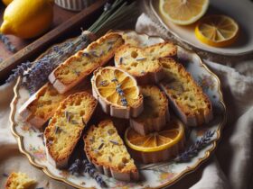 biscotti senza glutine al limone e lavanda per uno snack aromatico