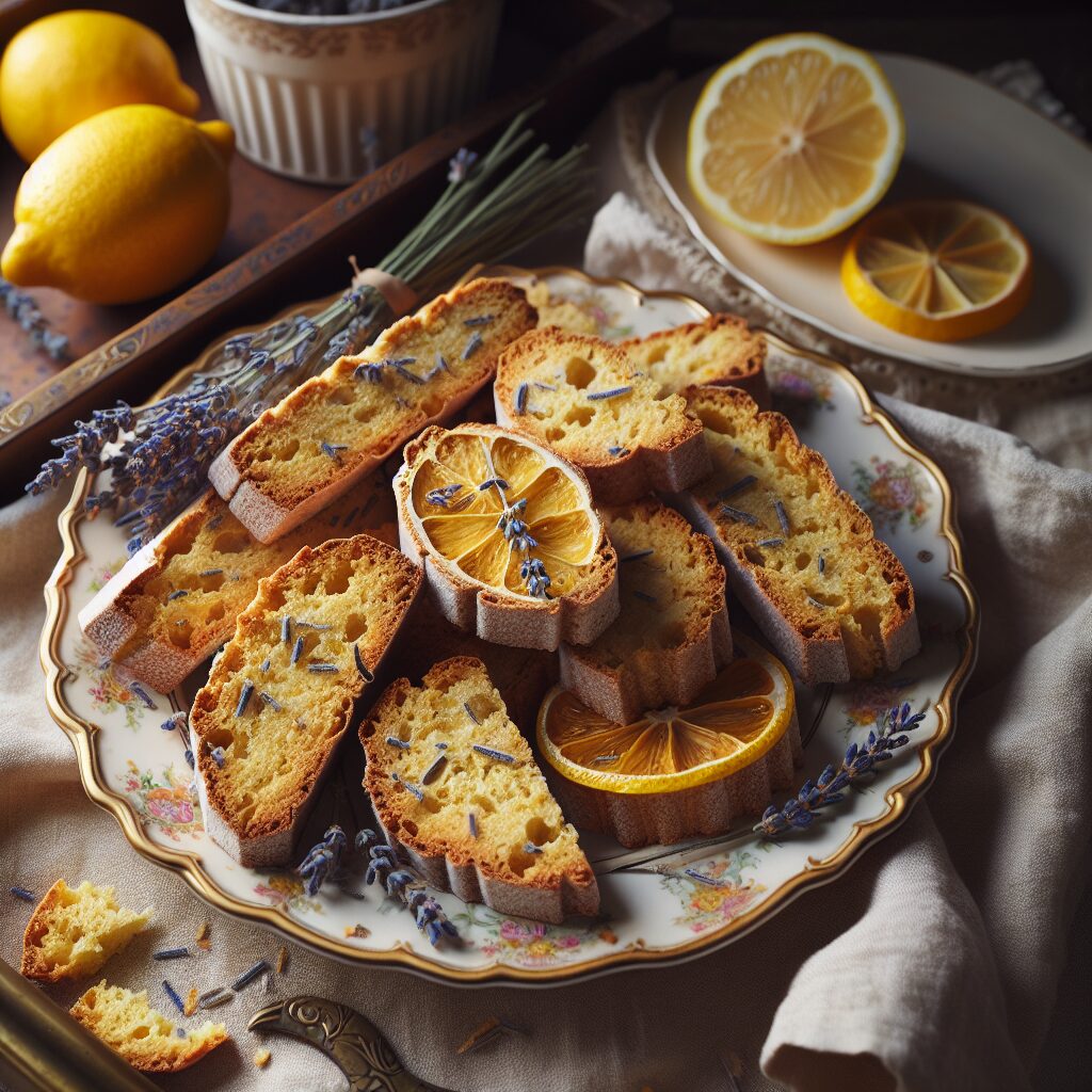 biscotti senza glutine al limone e lavanda per uno snack aromatico