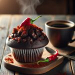 muffin senza glutine al cioccolato e peperoncino per colazioni piccanti