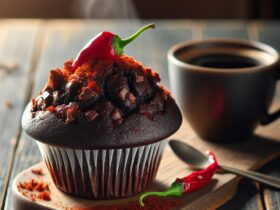 muffin senza glutine al cioccolato e peperoncino per colazioni piccanti