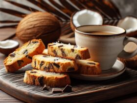 biscotti senza glutine alla farina di cocco e cioccolato per uno snack goloso e esotico