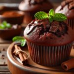 muffin senza glutine al cioccolato e menta per un risveglio fresco