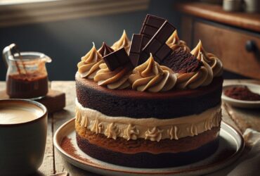 torta senza glutine al cioccolato e caffè per un dolce risveglio