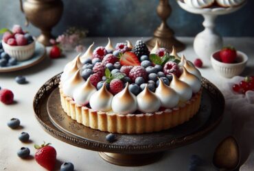 torta senza glutine ai frutti di bosco e meringa per dolci eleganti e leggeri