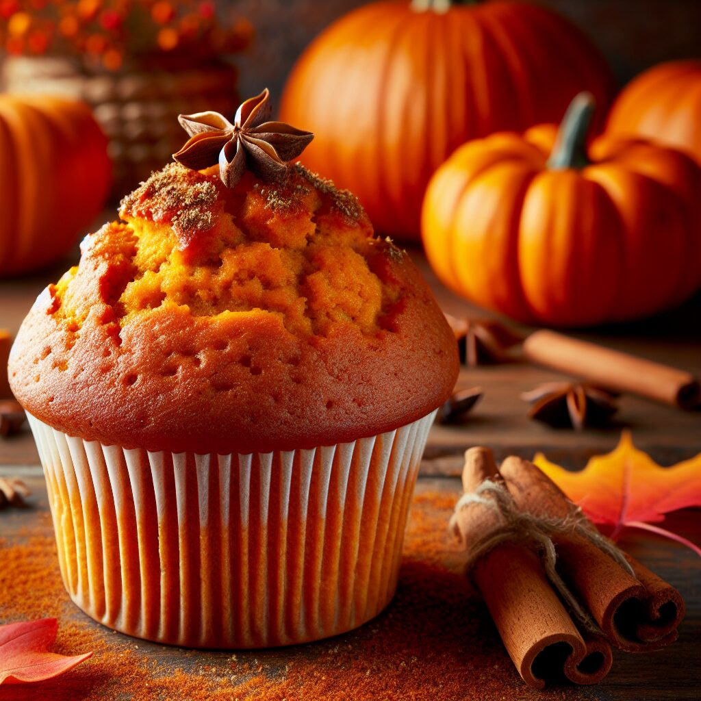 muffin senza glutine alla zucca e spezie per un'autentica atmosfera autunnale