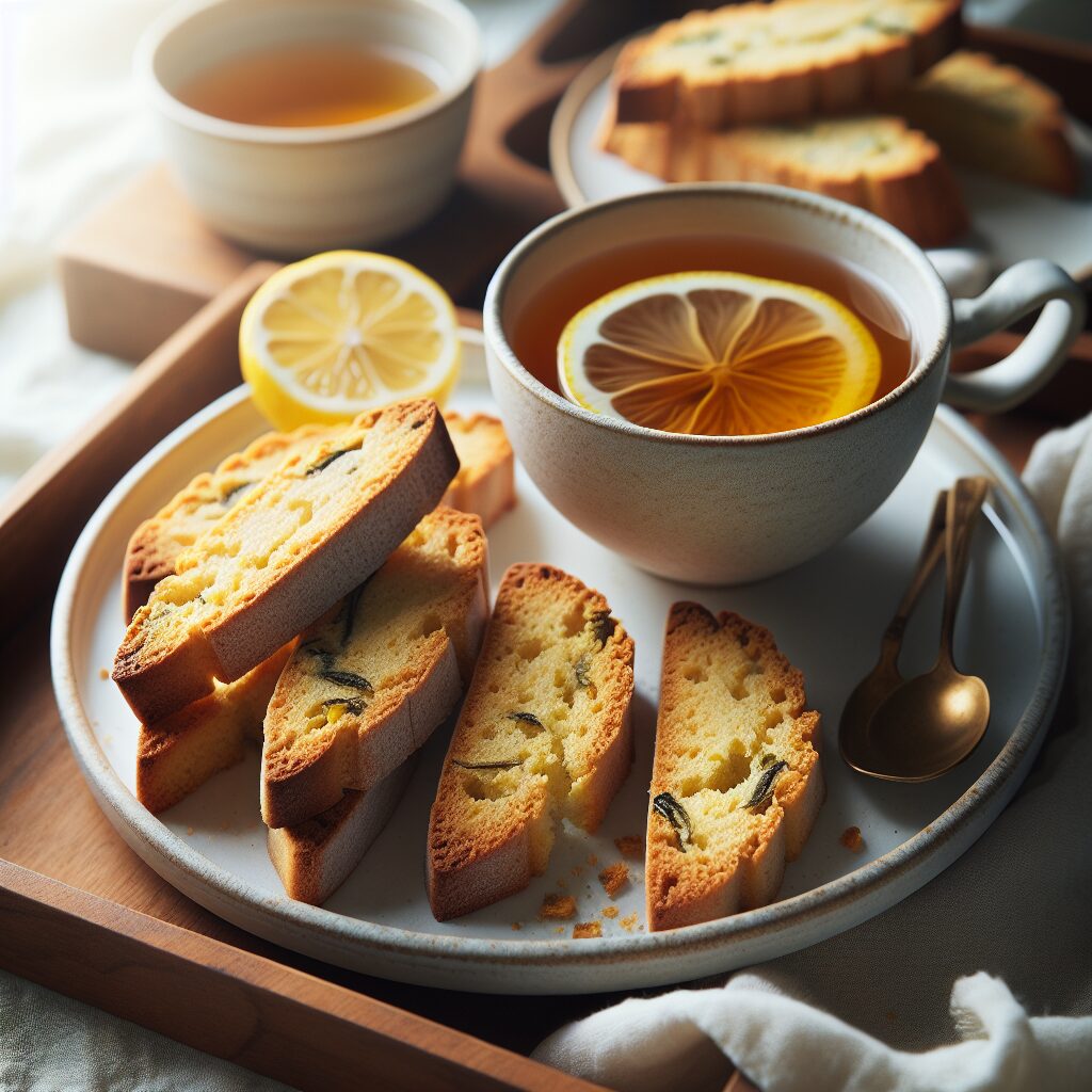 biscotti senza glutine al tè earl grey e limone per merende rilassanti