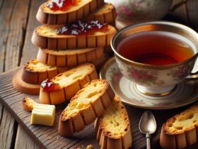 biscotti senza glutine al burro e marmellata per tea time tradizionale