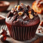 muffin senza glutine al cioccolato e nocciole per colazioni ricche