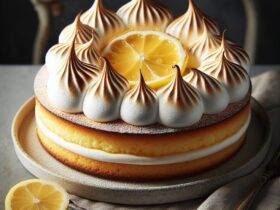 torta senza glutine al limone e meringa italiana per un dolce classico e raffinato