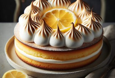 torta senza glutine al limone e meringa italiana per un dolce classico e raffinato