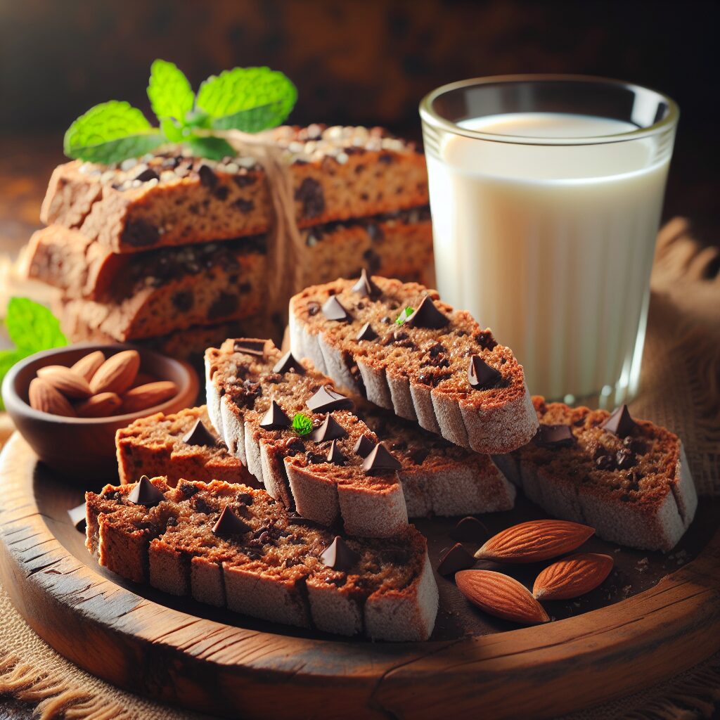 biscotti senza glutine alla farina di teff e cioccolato per snack salutari