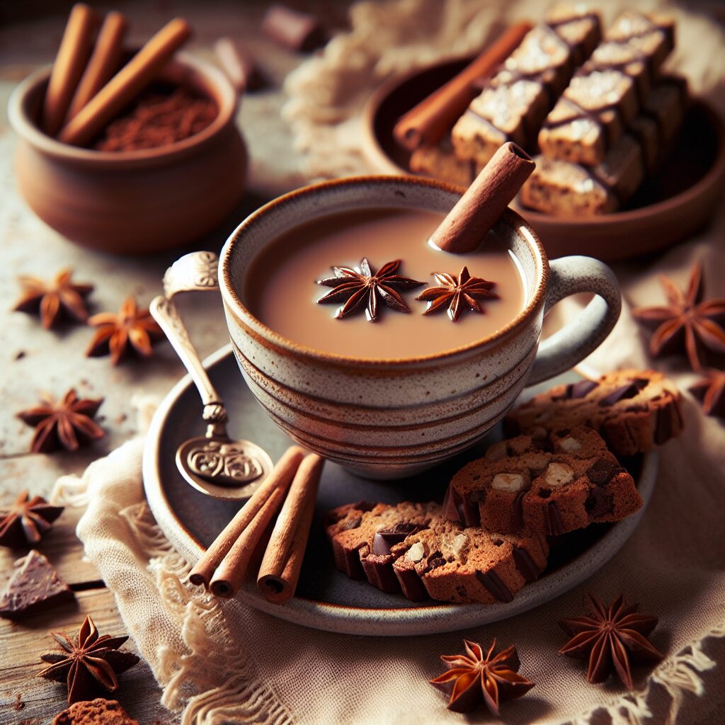 biscotti senza glutine al tè chai e cioccolato per uno snack speziato e dolce