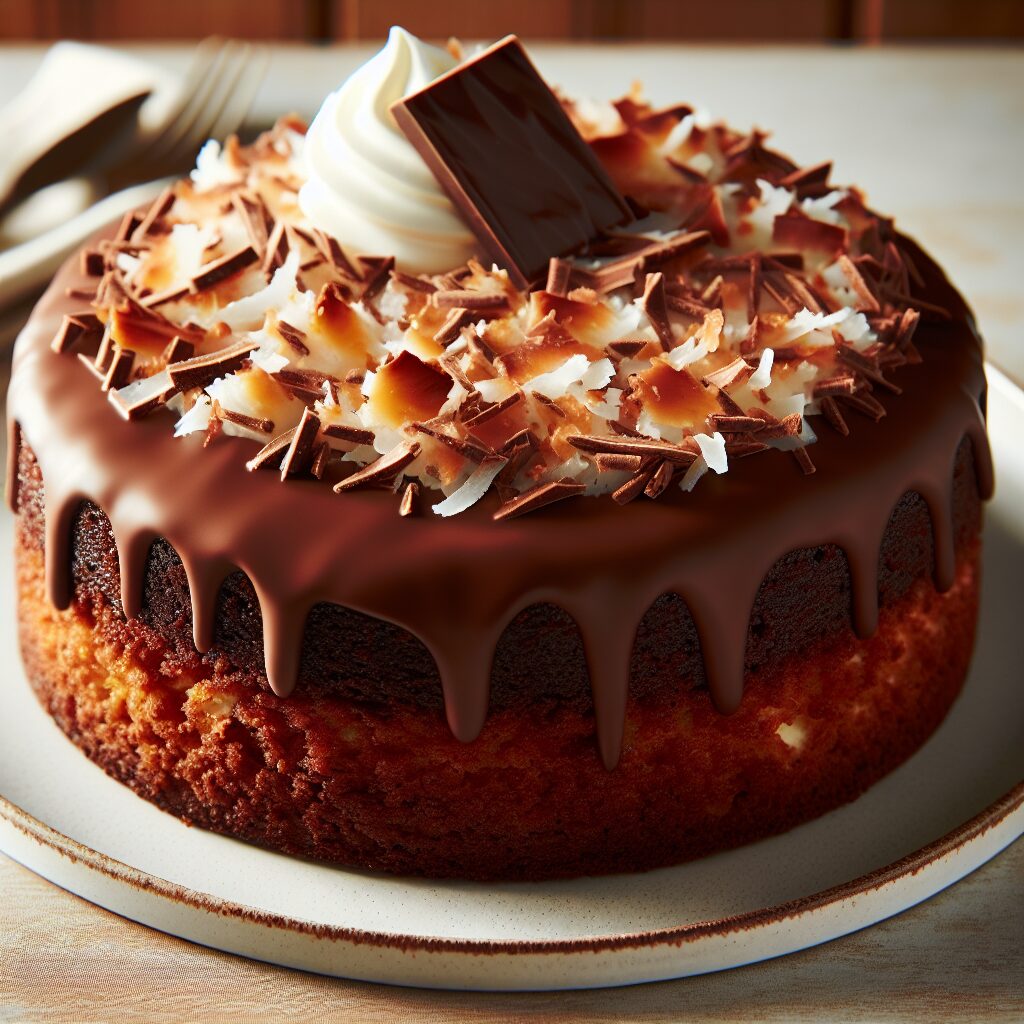 torta senza glutine al cioccolato e cocco per dessert esotici