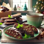 biscotti senza glutine al cacao e menta per merende festive