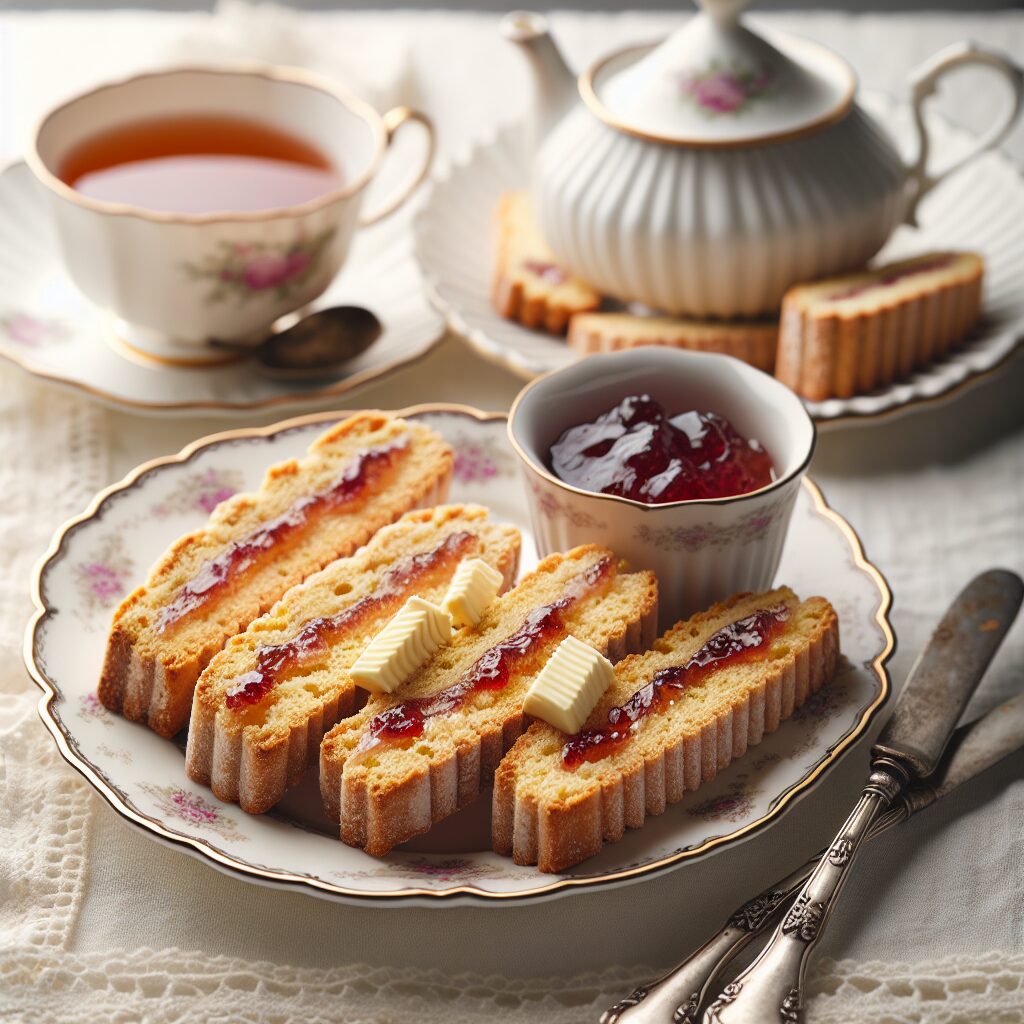 biscotti senza glutine al burro e marmellata per tea time classico