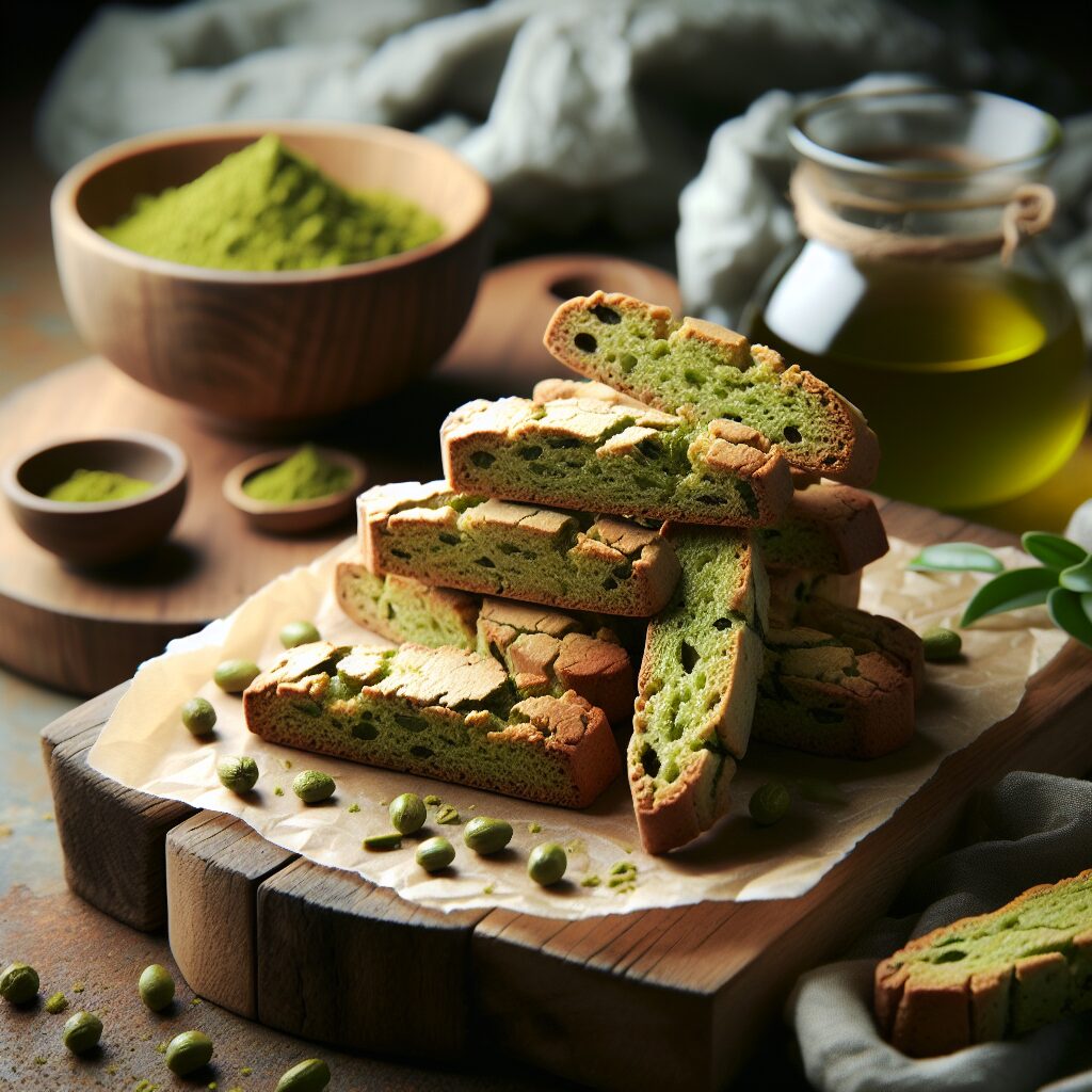 biscotti senza glutine al tè matcha per merende originali