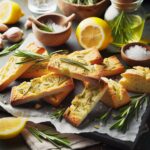 biscotti senza glutine al limone e rosmarino per merende aromatiche