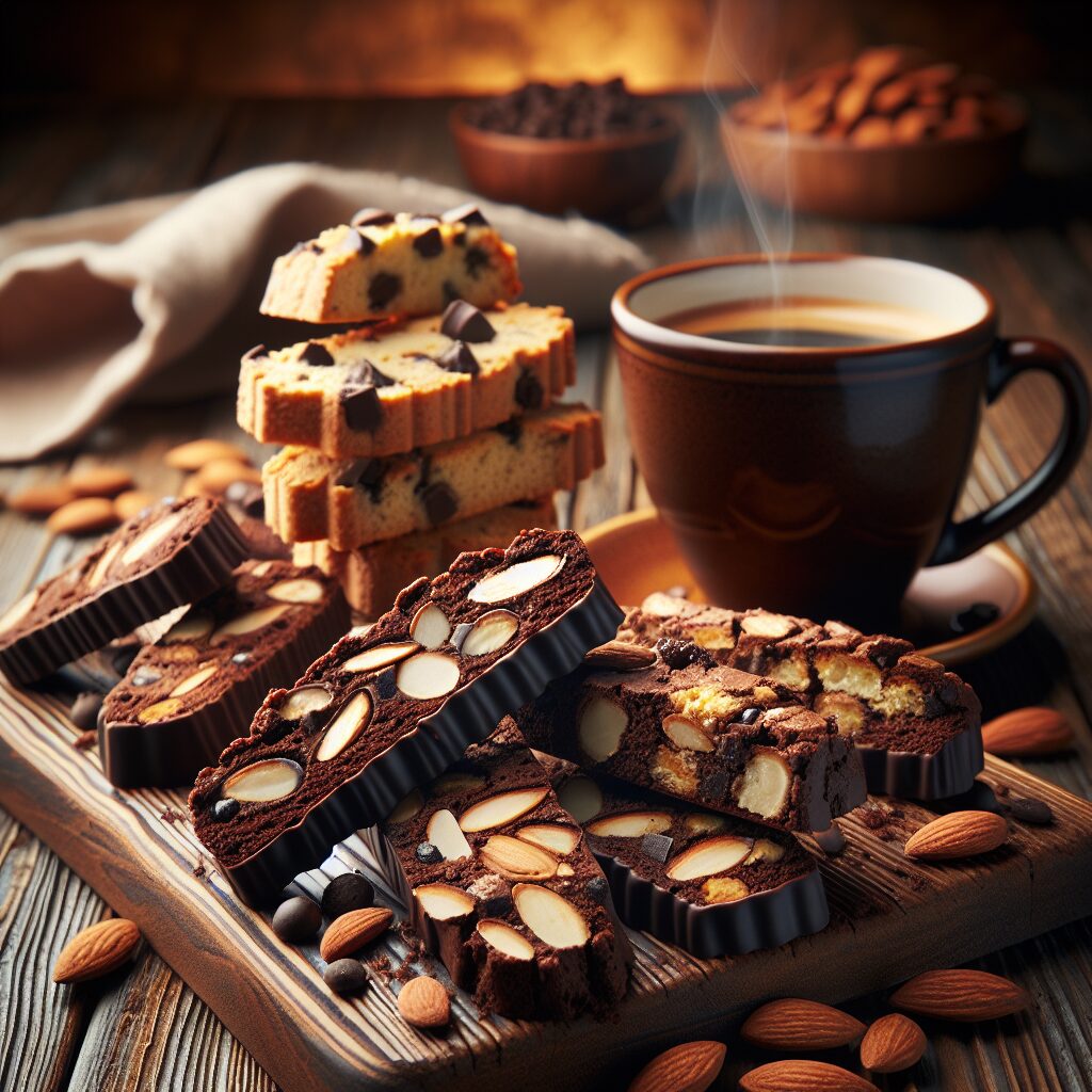 biscotti senza glutine al cioccolato e mandorle per merende sostanziose