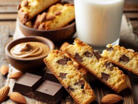 biscotti senza glutine al burro di mandorle e cioccolato per uno snack nutriente e dolce