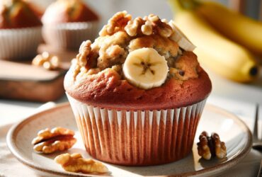 muffin senza glutine alla banana e noci per colazioni ricche e salutari
