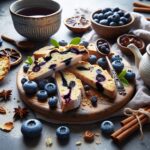 biscotti senza glutine alla vaniglia e mirtilli per uno snack dolce e fruttato