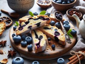 biscotti senza glutine alla vaniglia e mirtilli per uno snack dolce e fruttato