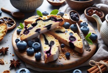 biscotti senza glutine alla vaniglia e mirtilli per uno snack dolce e fruttato