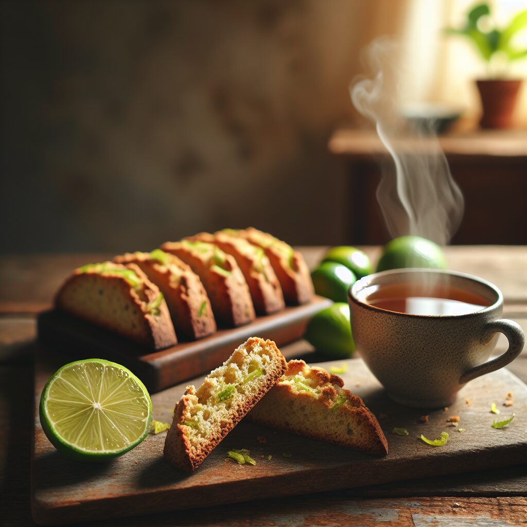 biscotti senza glutine alla farina di cocco e lime per merende esotiche