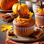 muffin senza glutine alla zucca e cannella per una colazione autunnale dolce e speziata