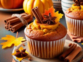 muffin senza glutine alla zucca e cannella per una colazione autunnale dolce e speziata