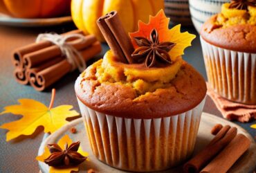 muffin senza glutine alla zucca e cannella per una colazione autunnale dolce e speziata