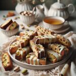 biscotti senza glutine al pistacchio e cioccolato bianco per merende eleganti