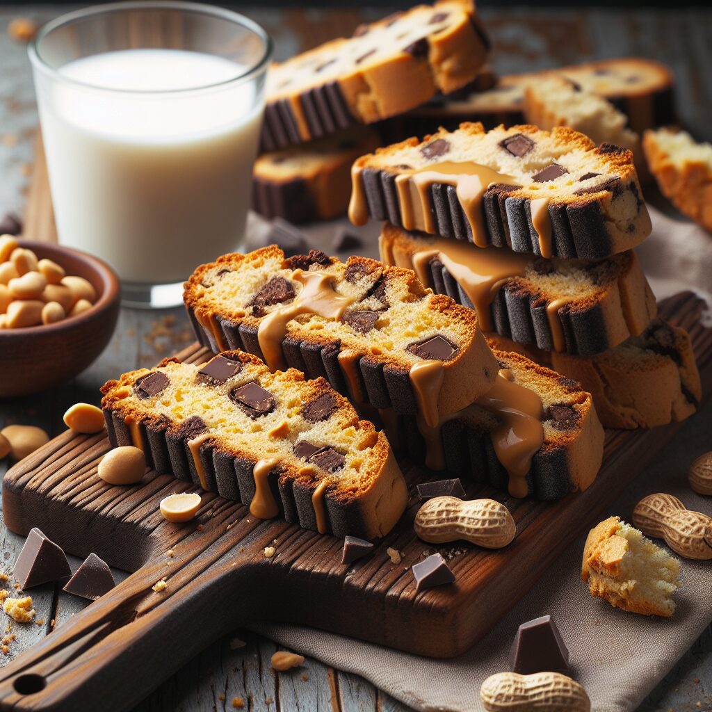 biscotti senza glutine al burro di arachidi e cioccolato per uno snack ricco e goloso