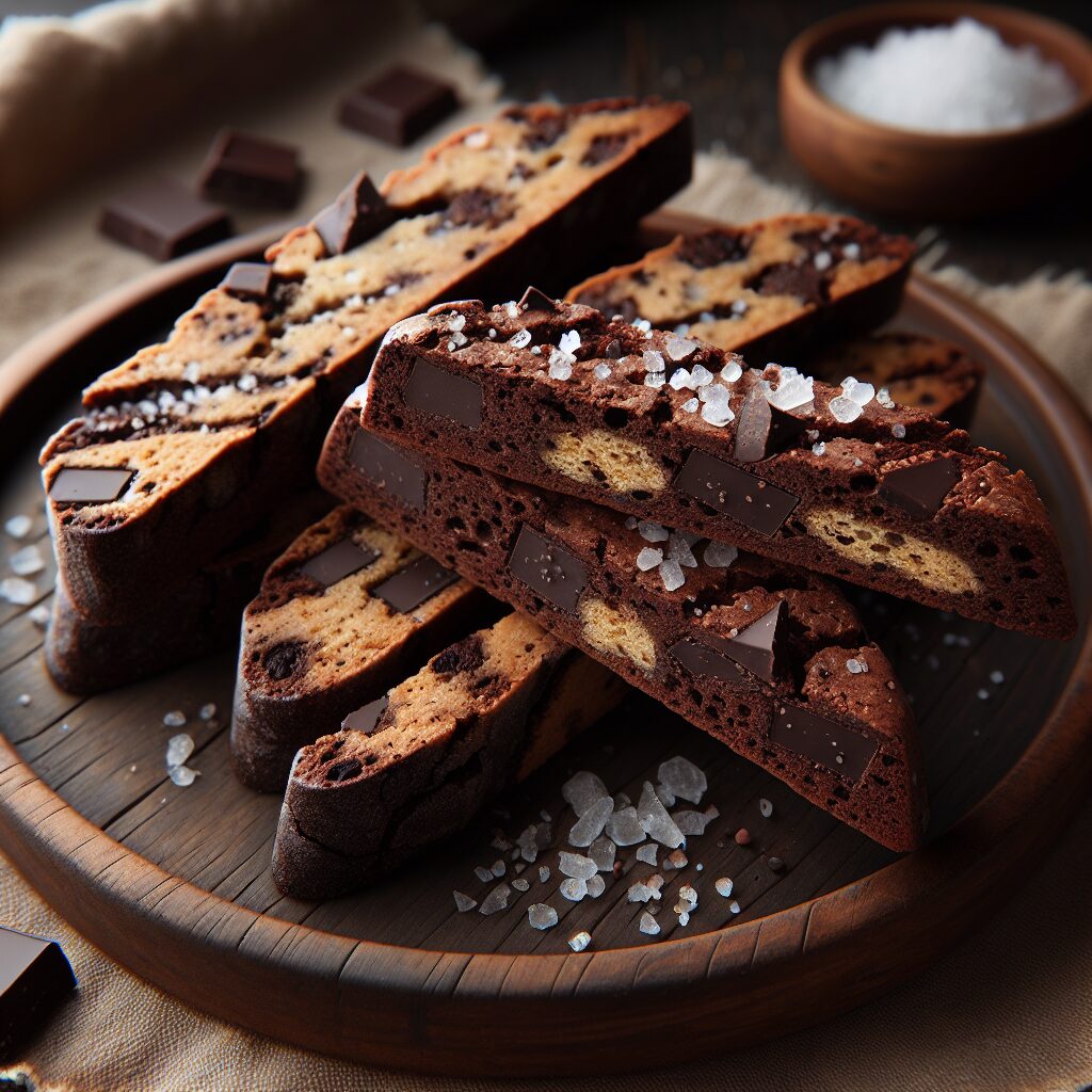 biscotti senza glutine al cioccolato fondente e sale marino per snack equilibrati